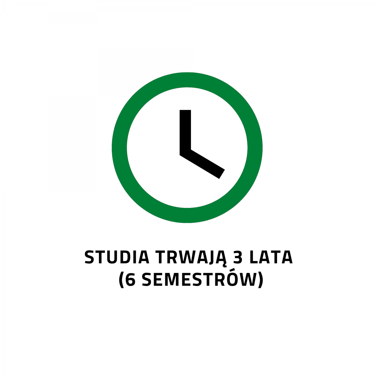 studia trwają 3 lata (6 semestrów)